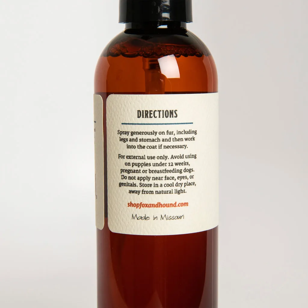 NATURAL FLEA   TICK SPRAY FOR DOGS